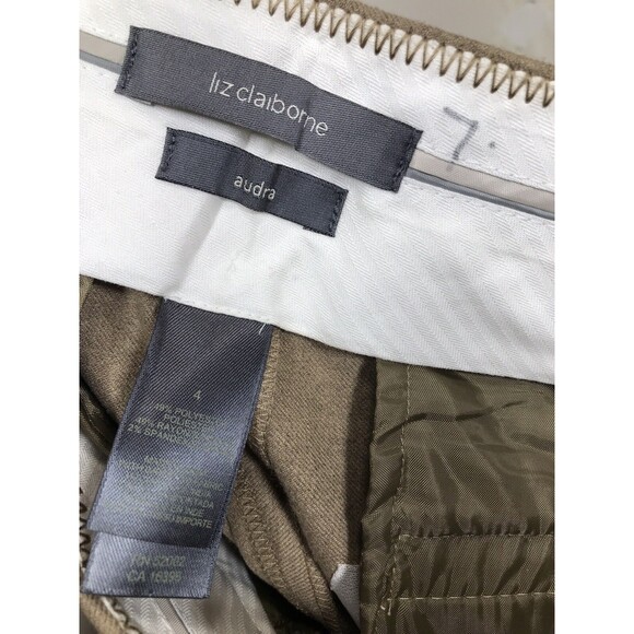 Liz Claiborne Audra Straight Fit Straight Trouser Size 4 - Picture 10 of 10